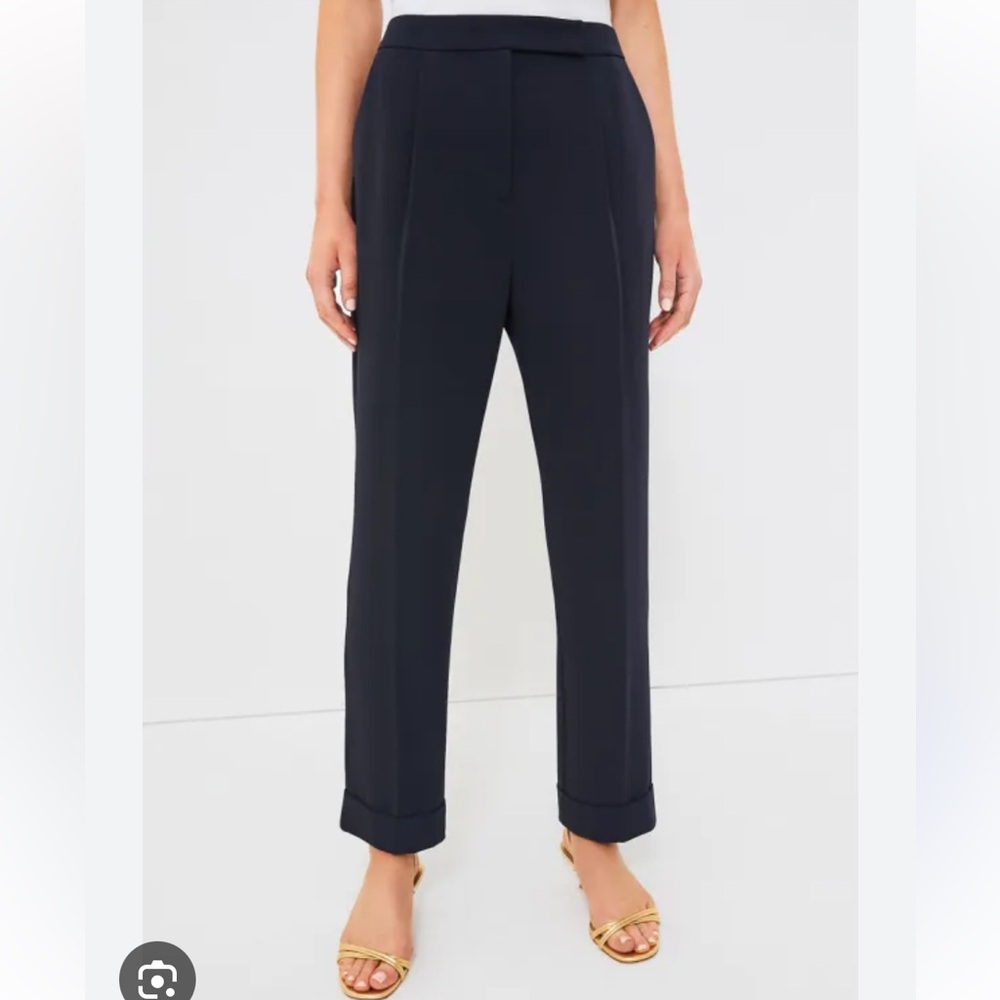 Tuckernuck Duncan Pleated Trouser, Navy, NWT, Sz 6